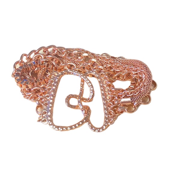 beautiful bracelet, condition: new, rose gold metal color, - Picture 4 of 4